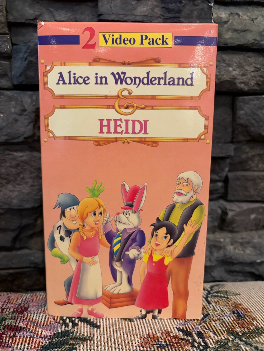 Alice in Wonderland & Heidi 2 Video Pack VHS